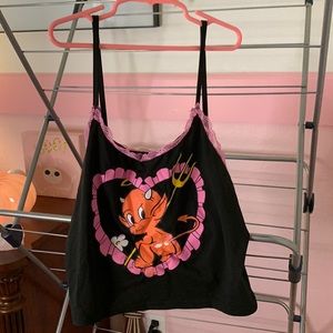 ROMWE Large Crop Tank Top